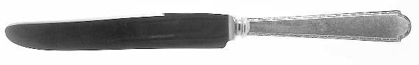 Virginia Sterling (Sterling, 1929) New French Hollow Knife with Bolster by Weidlich Silver