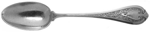 Florentine (Sterling, 1870, no monogram) Teaspoon