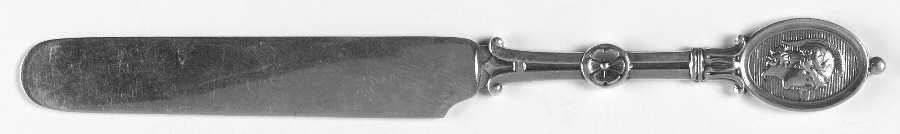 Medallion (Sterling, 1862) Solid Dessert/Tea Knife