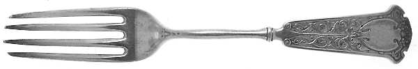 Arabesque (Sterling, 1870, No Monograms) Fork