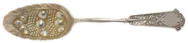 Arabesque (Sterling, 1870, No Monograms) Solid Berry Spoon/Tablespoon