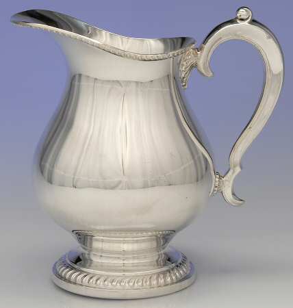 Silverplate Hollowware Silverplate Water Pitcher by W & S Blackington Co