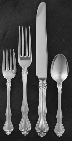 George & Martha Washington (Sterling, 1940) 4 Piece Dinner Size Setting