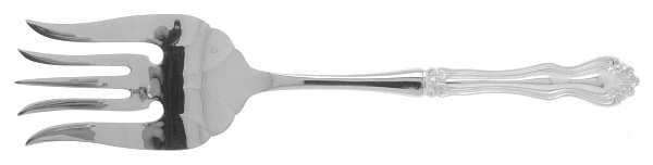 George & Martha Washington (Sterling, 1940) Large Stainless-Tine Cold Meat Serving Fork