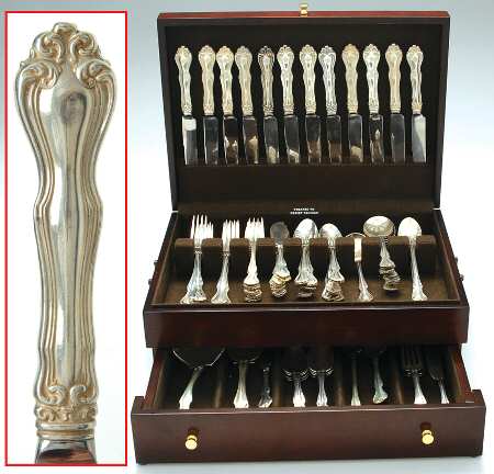 George & Martha Washington (Sterling, 1940) 103 Piece Set