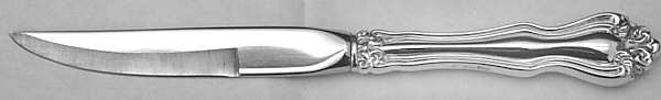 George & Martha Washington (Sterling, 1940) Individual Steak Knife w/Bevel Blade