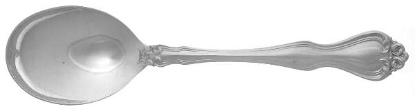 George & Martha Washington (Sterling, 1940) Round Bowl Soup Spoon (Gumbo)