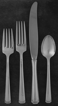 John & Priscilla (Sterling, 1940, No Monos) 32 Piece Estate Set