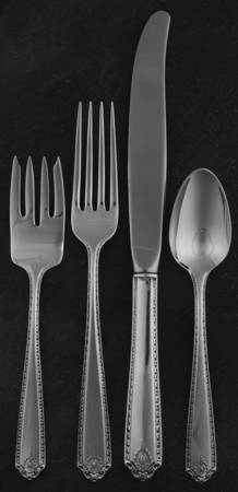 Lady Hilton (Sterling, 1940, No Monograms) 4 Piece Place Size Setting