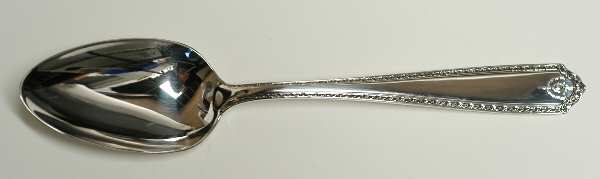 Lady Hilton (Sterling, 1940, No Monograms) Tablespoon (Serving Spoon)