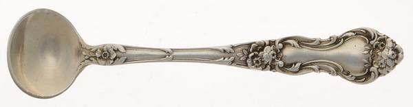 Meadow Rose (Sterling, 1907, No Monos) Master Salt Spoon