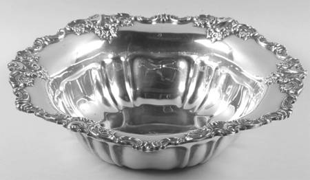 Baroque (Silverplate, Hollowware, Older) 11" Round Vegetable