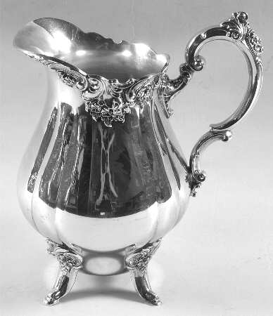 Baroque (Silverplate, Hollowware, Older) Silverplate Water Pitcher