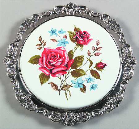 Baroque (Silverplate, Hollowware, Older) Trivet by Wallace Silver