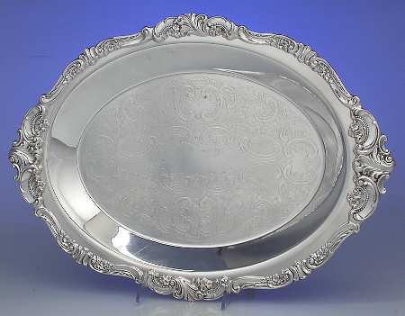 Baroque (Silverplate, Hollowware, Older) Relish, No Glass Liner