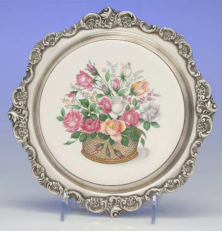 Baroque (Silverplate, Hollowware, Older) Trivet by Wallace Silver