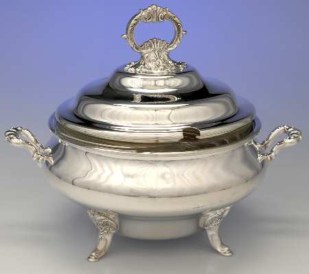 Baroque (Silverplate, Hollowware, Older) Soup Tureen