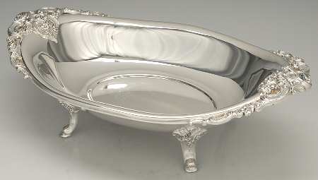 Baroque (Silverplate, Hollowware, Older) Oval Footed Centerpiece