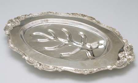 Baroque (Silverplate, Hollowware, Older) 19" Oval Serving Platter