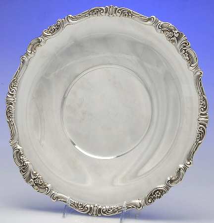 Baroque (Silverplate, Hollowware, Older) 13" Sandwich Plate
