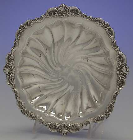 Baroque (Silverplate, Hollowware, Older) Large Silverplate Bon Bon Bowl