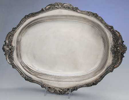 Baroque (Silverplate, Hollowware, Older) Oval Supper Dish