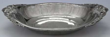 Baroque (Silverplate, Hollowware, Older) Oval Silverplate Centerpiece