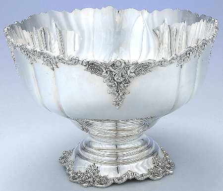 Baroque (Silverplate, Hollowware, Older) Punch Bowl