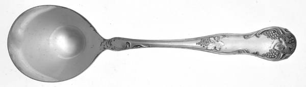 Grape (Silverplate, 1910) Round Bowl Soup Spoon (Cream Soup)