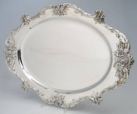 Christopher Wren (Silverplate, Hollowware) Medium Plated Meat Platter No Well