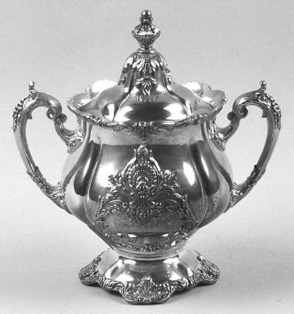 Christopher Wren (Silverplate, Hollowware) Silverplate Sugar Bowl with Lid