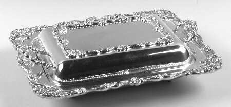 Christopher Wren (Silverplate, Hollowware) 13" Rectangular Double Vegetable