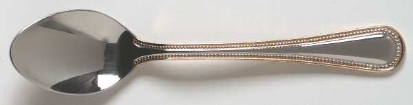 Gold Royal Bead (Stainless) Teaspoon