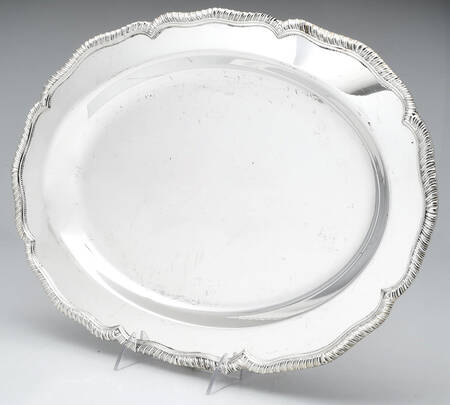 Kings Court (Silverplate, Hollowware) 16" Oval Serving Platter