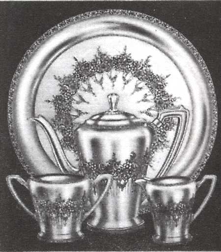 Nine Flowers (Silverplate, Hollowware) by Wallace Silver