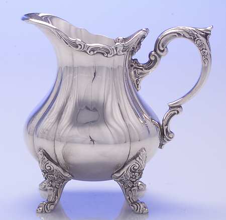 Rose Point (1200, Silverplate, Hollowware) Creamer