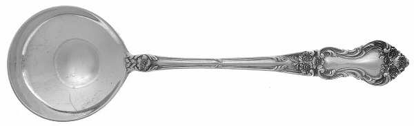 Meadow Rose (Sterling, 1907, No Monos) Round Bowl Soup Spoon (Cream Soup)