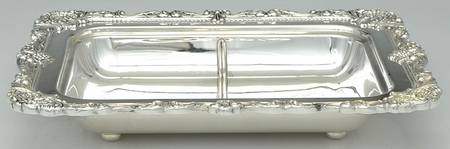 Sir Christopher (Silverplate, Hollowware) Rectangular Covered Vegetable,No Lid