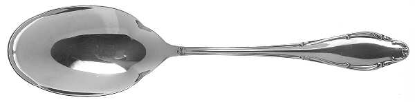 WLN4 (Silverplate) Solid Smooth Casserole Spoon