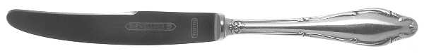 WLN4 (Silverplate) Modern Hollow Butter Spreader (Stainless)