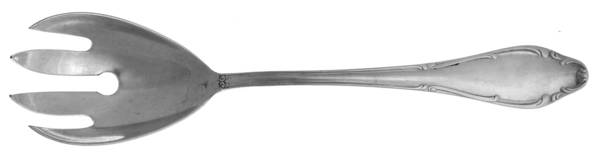 WLN4 (Silverplate) Solid Salad Serving Fork