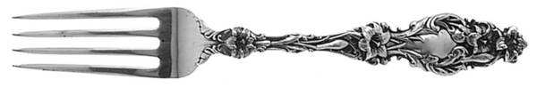 Lily (Sterling, 1902, Lion-Pat. 1902, Monograms) by Whiting Manf Co