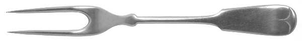 WAS89 (SILVERPLATE) Short Handle Pickle/Olive Fork