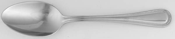Continental Bead (Stainless) Oval Place Soup Spoon by Wallace Silver