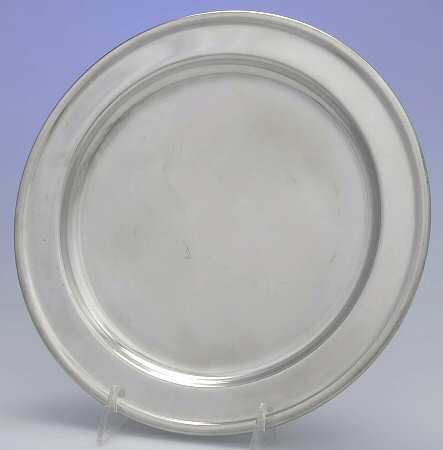 WOP1 (PEWTER, HOLLOWWARE) Dinner Plate