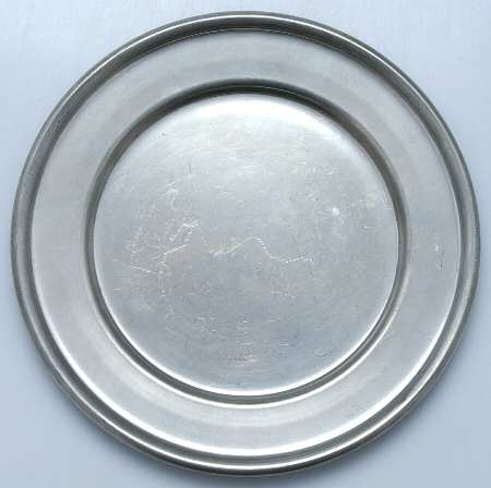 WOP1 (PEWTER, HOLLOWWARE) Bread and Butter Plate