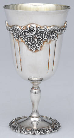 Grande Baroque (Sterling, Hollowware, 4 marks) Water Goblet