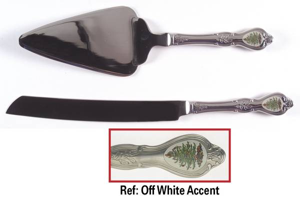 Christmas Tree (Stainless) 2 Piece Cake Serving Set (CAKSL & CAKST)