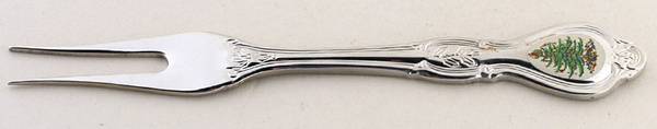Christmas Tree (Stainless) Short Handle Pickle/Olive Fork by Wallace Silver