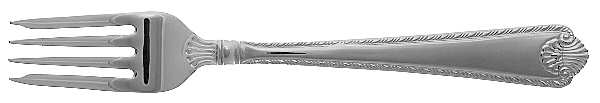 French Shell (Stainless) Individual Salad Fork